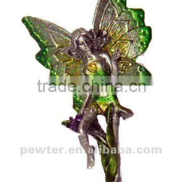 2012 metal wings fairy statue