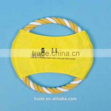 new oe recycled cotton frisbee for dog toy with good quality