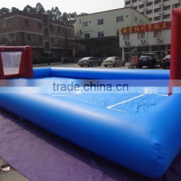 2015 hot funny inflatable water soccer field