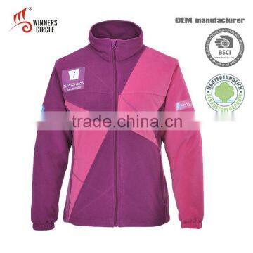 Unisex polar fleece jacket London Olympic Games varsity(FL0108B)