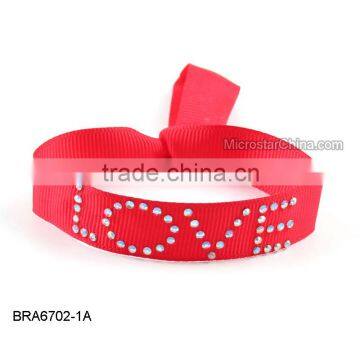 2016 Resin Crystal Ribbon Fashion Bracelet Wholesale