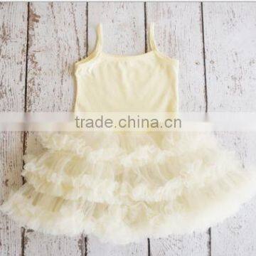 Fancy girls puffy tutu dress baby girl frock fancy smoking dress for kids