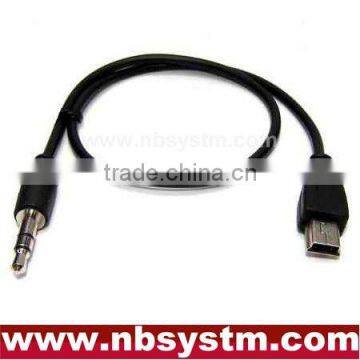 USB mini B 5pin to 3.5mm stereo Cable