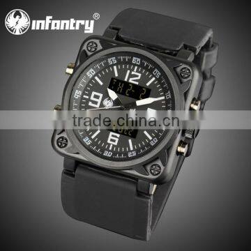 INFANTRY Men's Chronograph Quartz Silicone Wrist Watch