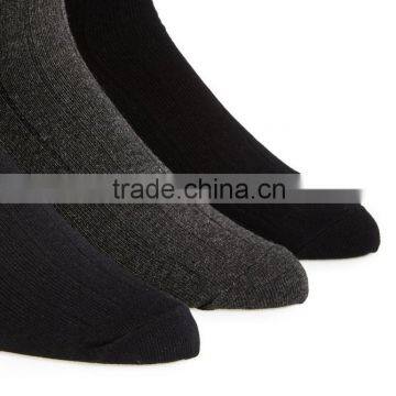 Wholesale Custom Business Black Cotton Mens Socks photo-2