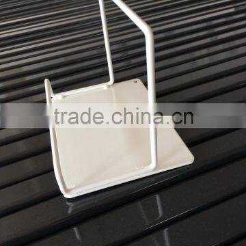 Powder Coating White Counter Top Book Store Display Shelves photo-6