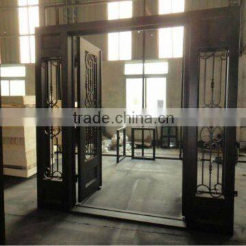 iron double door manufacture no shower door