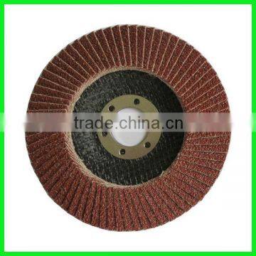 Aluminum Oxide Flap Disc With Plastic Fiber Backing For Polishing made in china