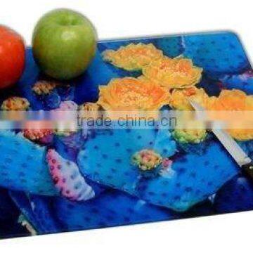 High quality round&square glass cutting board wtih FDA certicifation china manufacturer