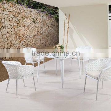 Noble modern restaurant dining hotel rattan table chairs