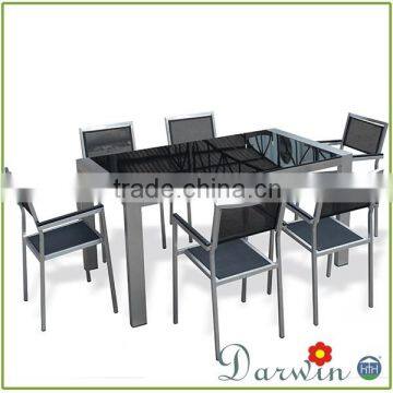 Glass dining table furniture dining sets table and chairs