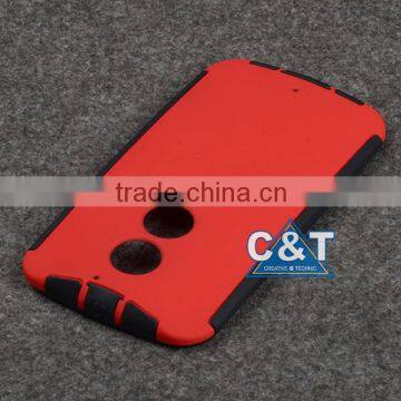 C&T 4 Colors Hybrid TPU Frame 2 in 1 Combo Case For Motorola Moto X2 photo-2