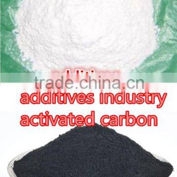 Activated carbon as decolorant additives