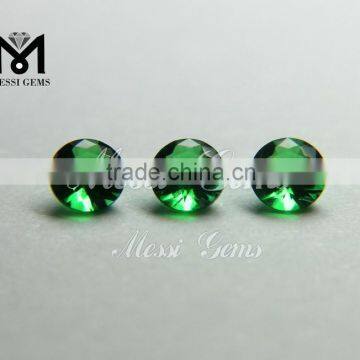 Factory Price Good Polishing Round 3.75mm Emerald Green Crystal Paste Stones