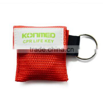 Emergency case PVC cpr mask disposable ,latex free and CE approved