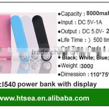 Universal legoo power bank with digital display 5600mah