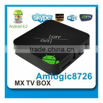 Android Dvb-t2 tv Box Amlogic 8726-mx 1G 8G Android 4.2 OS Dual Core tv Box photo-4