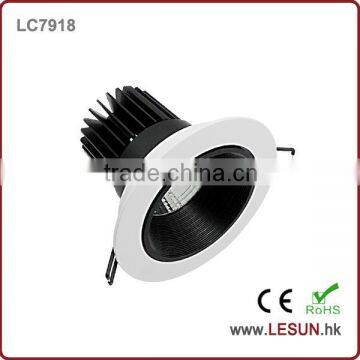 LC7918 cut hole 125mm adjustable recessed 15W cob led ceiling light