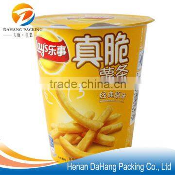 Food grade disposable paper cup for food container