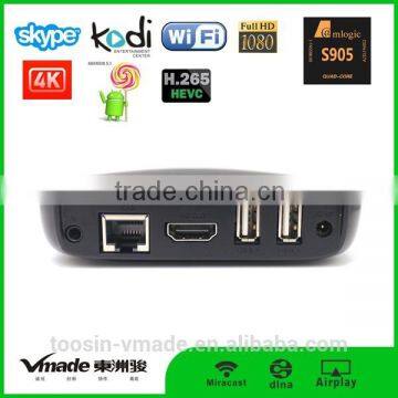amlogic s905 Android stream tv box kodi 16.0 load oem