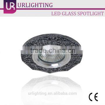Cracked-ice Circular Surface Glass Down Light Led Downlight Ceiling Light photo-2