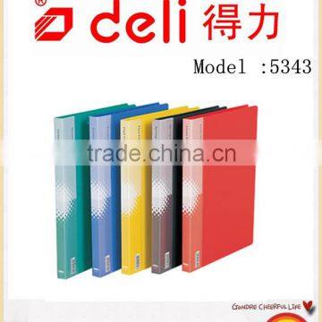 Deli Strong Metallic color folder , A4 folder model 5343