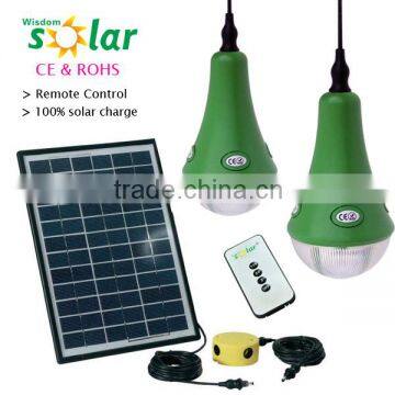 2014 newest cheap product 9W solar panel 3W led lamp high brightness portable solar lighting kits(JR-SL988B)