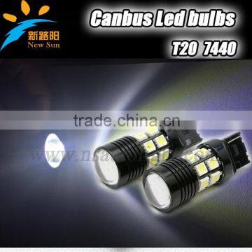 T20 W21/5W 7440 14 SMD 5050 LED Pure White Car Auto Light Source Brake Parking Reverse Lamp Bulb DC12V