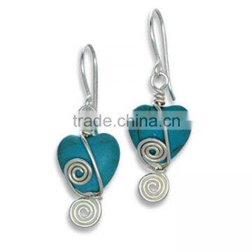 Stainless Steel Newest Style for Turquoise Earring