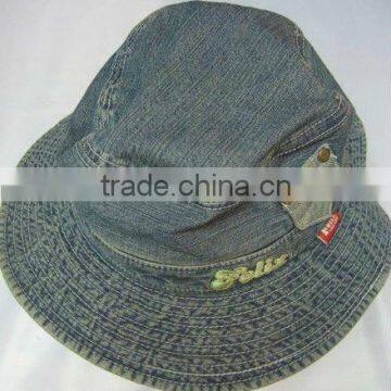 Denim Fisherman Hat, Bucket hat