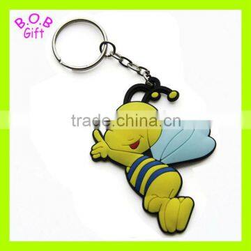 2d soft pvc keychain promotional