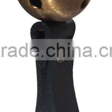 brass jingle bell with strap for easy holding 7 sizes available (A596)