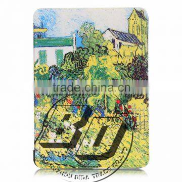 Fashionable Popular Painting Gallery Mutipatterns Cover Case For New Kindle 2014/kindle6/kindle Touch Tablet Case photo-3