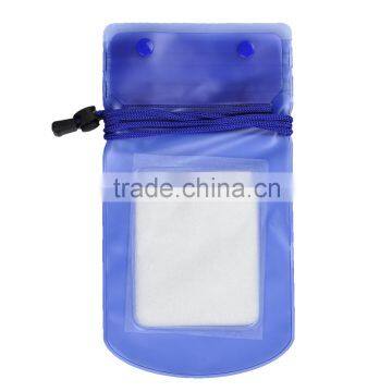 Universal Waterproof Case CellPhone Blue Dry Bag Pouch For Skiing Sledding Boating Surfing