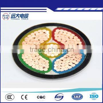 600/1000V LV low voltage copper or aluminum conductor 5x25mm2 PVC inuslated sheathed electric power cable