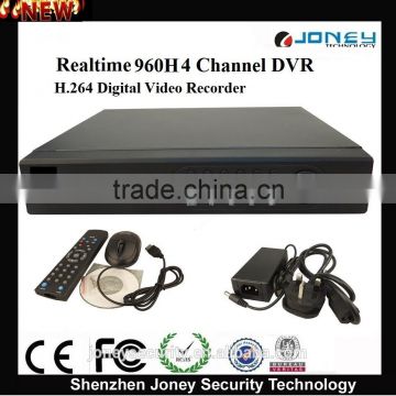 Mini 1U 960H H 264 Network DVR 4 channel CCTV DVR