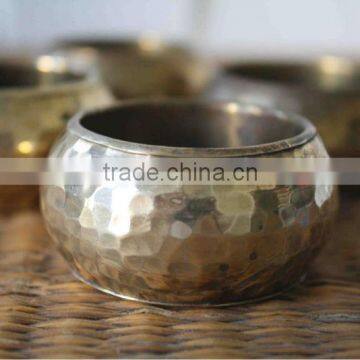 Hammered Napkin rings