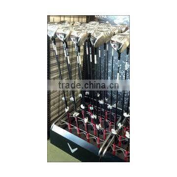 Easy taking golf club display rack