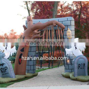 Halloween Yard Decoration Inflatable Graveyard Archway