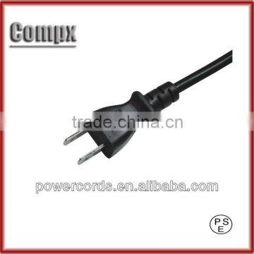 125V Japan PSE 2 pin plug Japan ac power cord