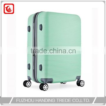 pc/abs travel luggage plastic storage suitcase manufacture