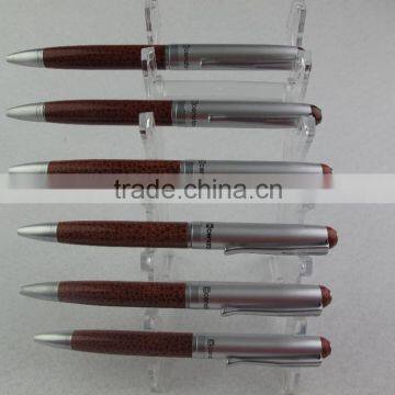 Leopard grain hotel metal ball pen TS-p00460