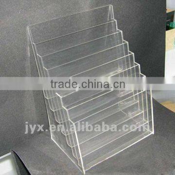 high transparent acrylic newspaper display stand