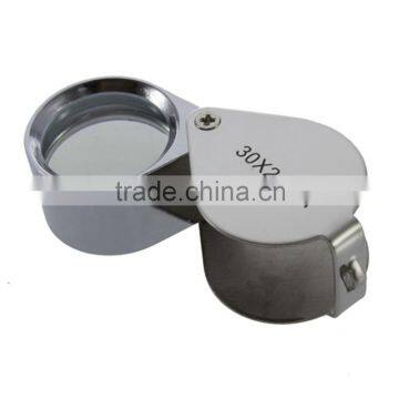 2016 new 30x 21mm Glass Magnifying Magnifier for jewelry Jewelry Loupe Loop