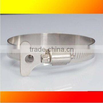 Stainless steel worm drive clamp