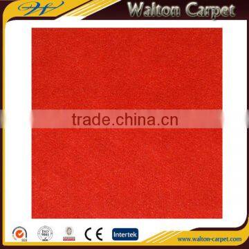 Plain velour durable nonwoven polyester cheap red carpet