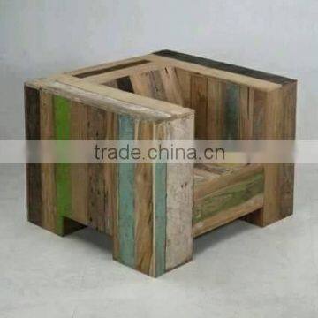 SINGLE PERSON WOODEN SOFA FURNITURE