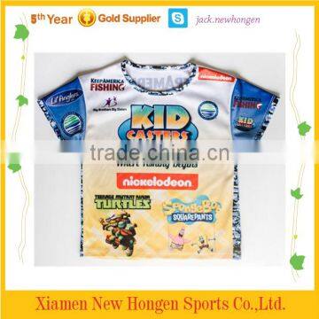 Make kids fishing shirts