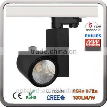 New Arrival 20W Led Rail Track Light Tri-Phase Four Wire Led Track Light With CREE COB photo-4