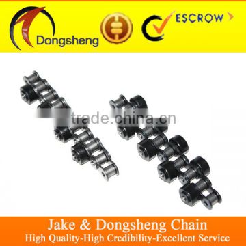 carbon steel reasonable price double plus chains with roller attachments